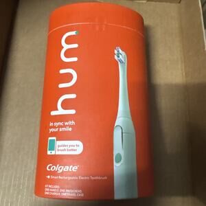 hum by Colgate Smart Electric Toothbrush Kit, Rechargeable Sonic Toothbrush Teal